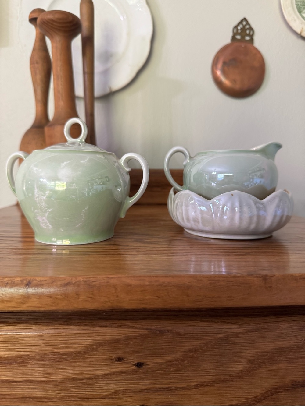 Lusterware Three Piece Set - Picture 3 of 13
